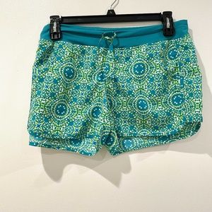 Columbia Blue & Green Shorts